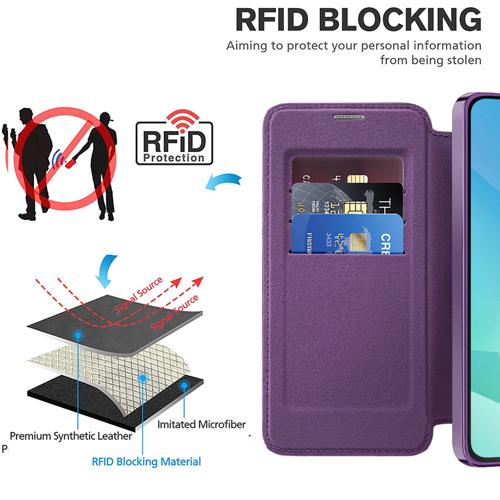 Techsuit - SmartMag Book Case - Galaxy A16 4G / A16 5G - Purple