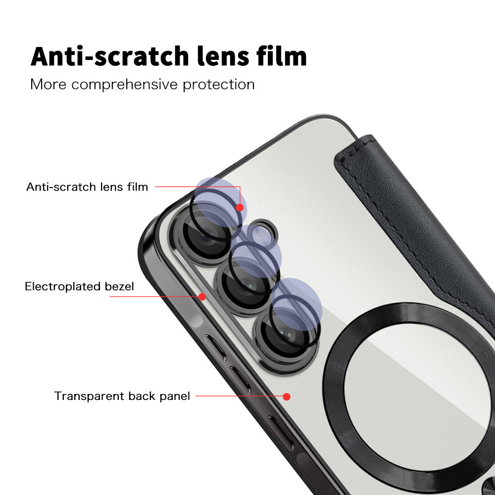 Techsuit - SmartMag Book Case - Galaxy A56 5G - Black