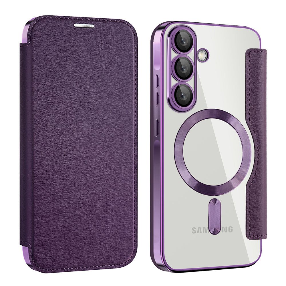 Techsuit - SmartMag Book Case - Galaxy A56 5G - Purple