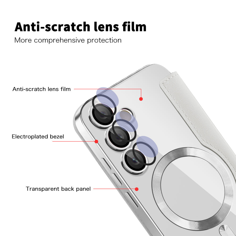 Techsuit - SmartMag Book Case - Galaxy S23 FE - Gray