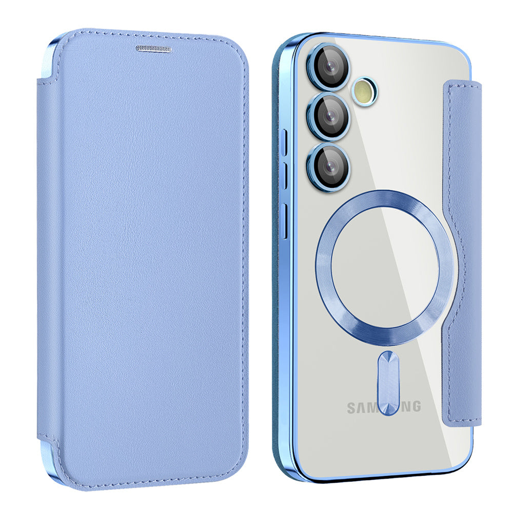 Techsuit - SmartMag Book Case - Galaxy S23 FE - Light Blue