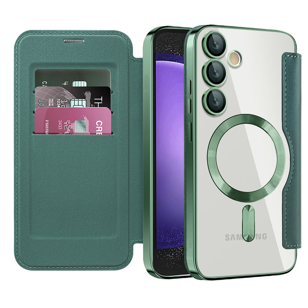 Techsuit - SmartMag Book Case - Samsung Galaxy S23 FE - Green