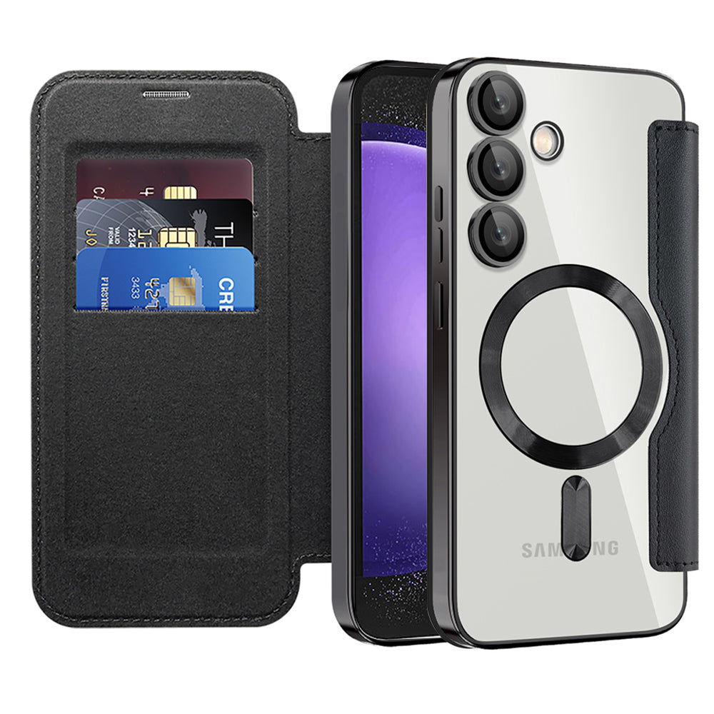 Techsuit - SmartMag Book Case - Samsung Galaxy S23 FE - Black