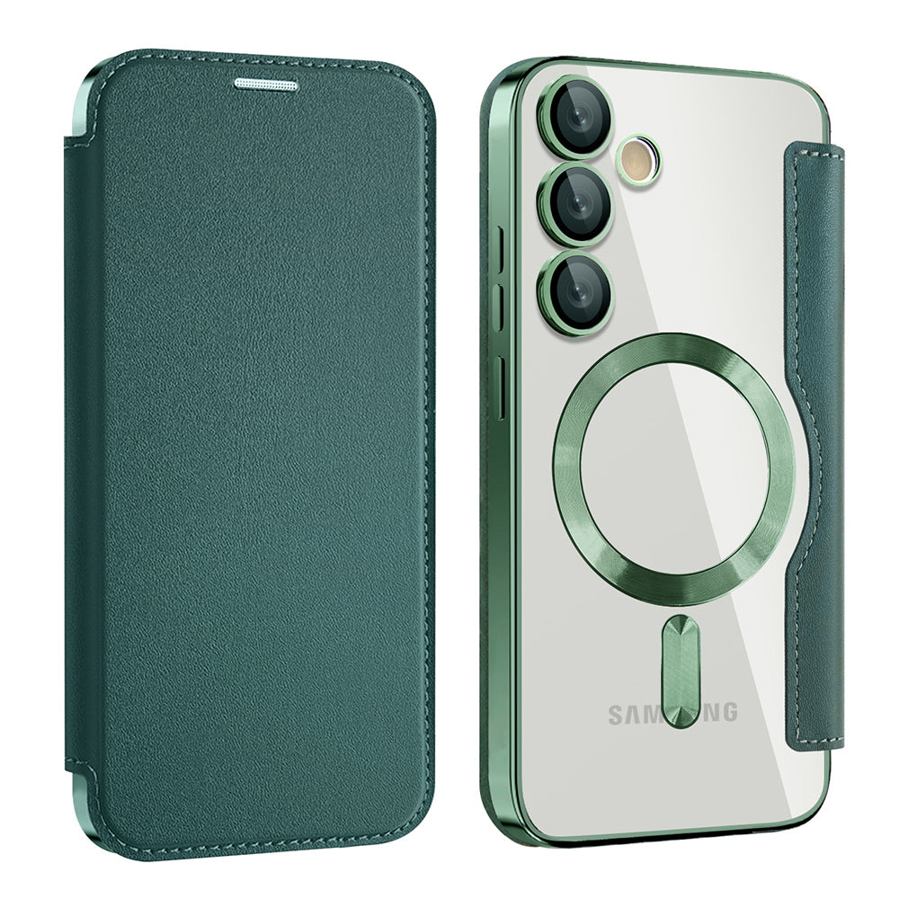 Techsuit - SmartMag Book Case - Galaxy S23 - Green