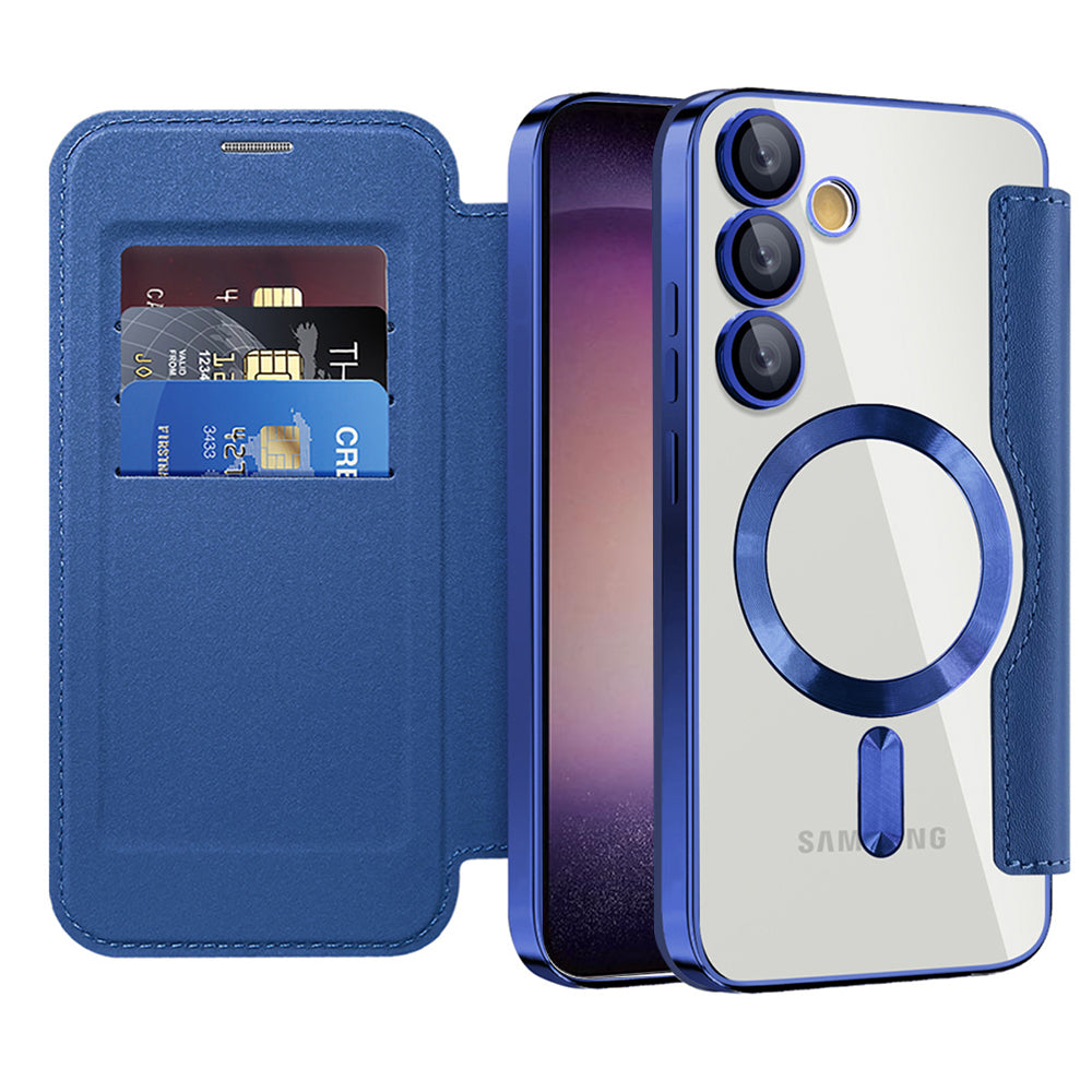 Techsuit - SmartMag Book Case - Samsung Galaxy S23 - Blue