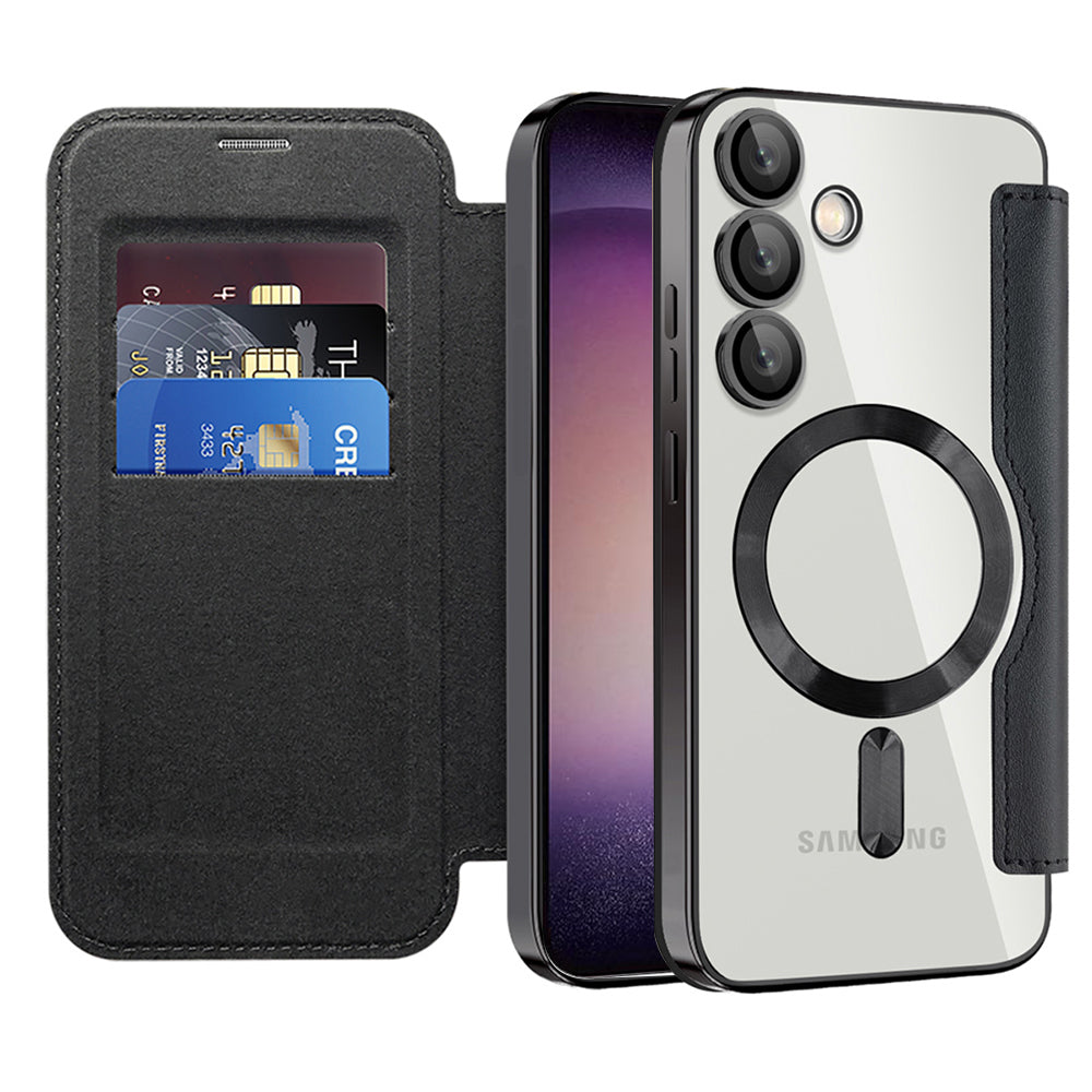 Techsuit - SmartMag Book Case - Samsung Galaxy S23 Plus - Black