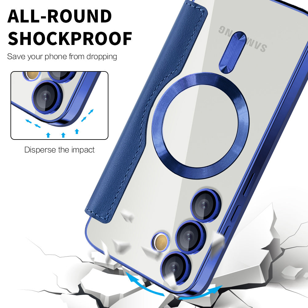 Techsuit - SmartMag Book Case - Galaxy S23 Plus - Blue