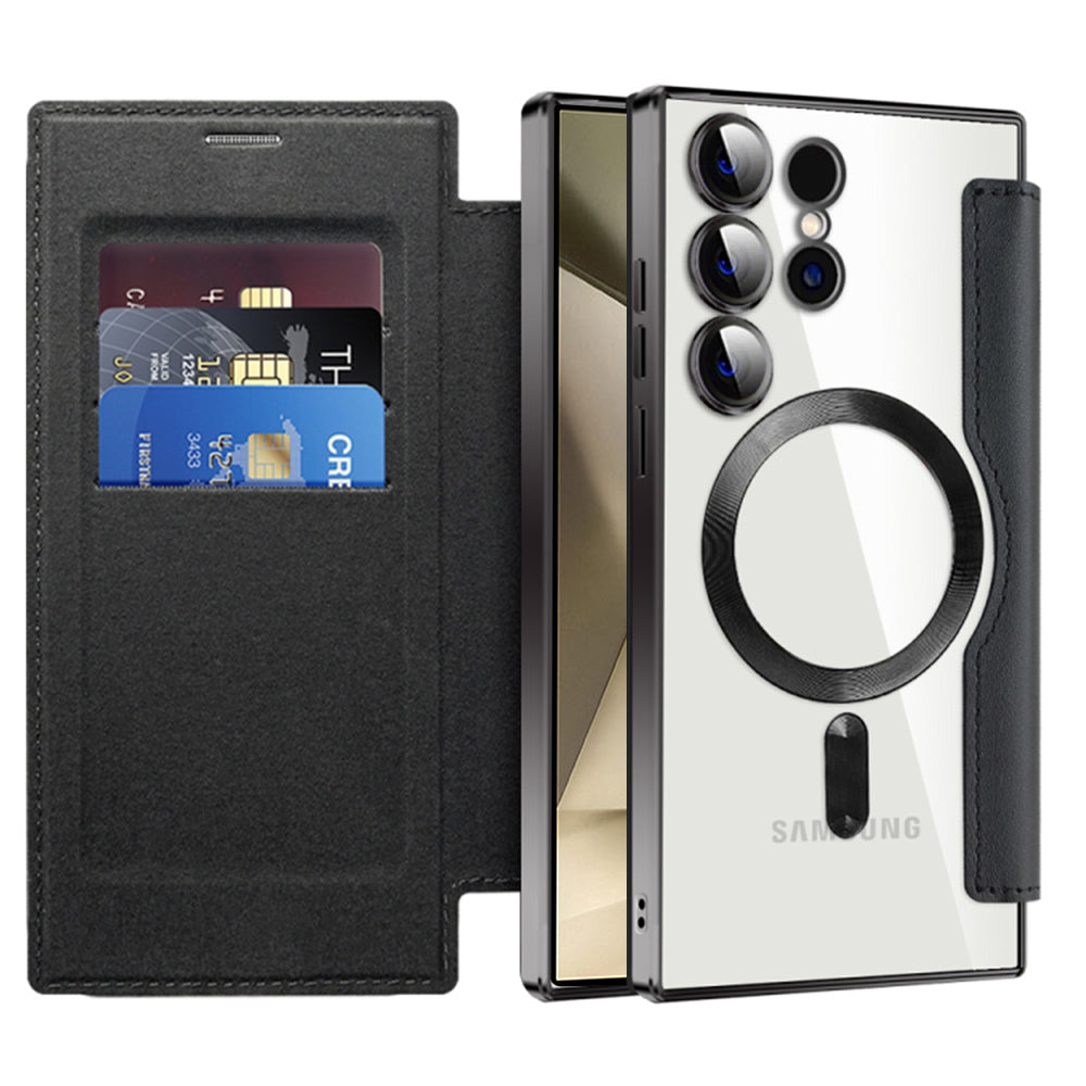 Techsuit - SmartMag Book Case - Samsung Galaxy S24 Ultra - Black