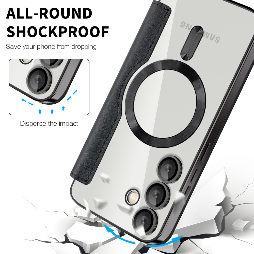 Techsuit - SmartMag Book Case - Galaxy S24 - Black