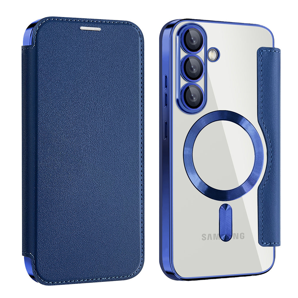 Techsuit - SmartMag Book Case - Galaxy S25 Plus - Blue
