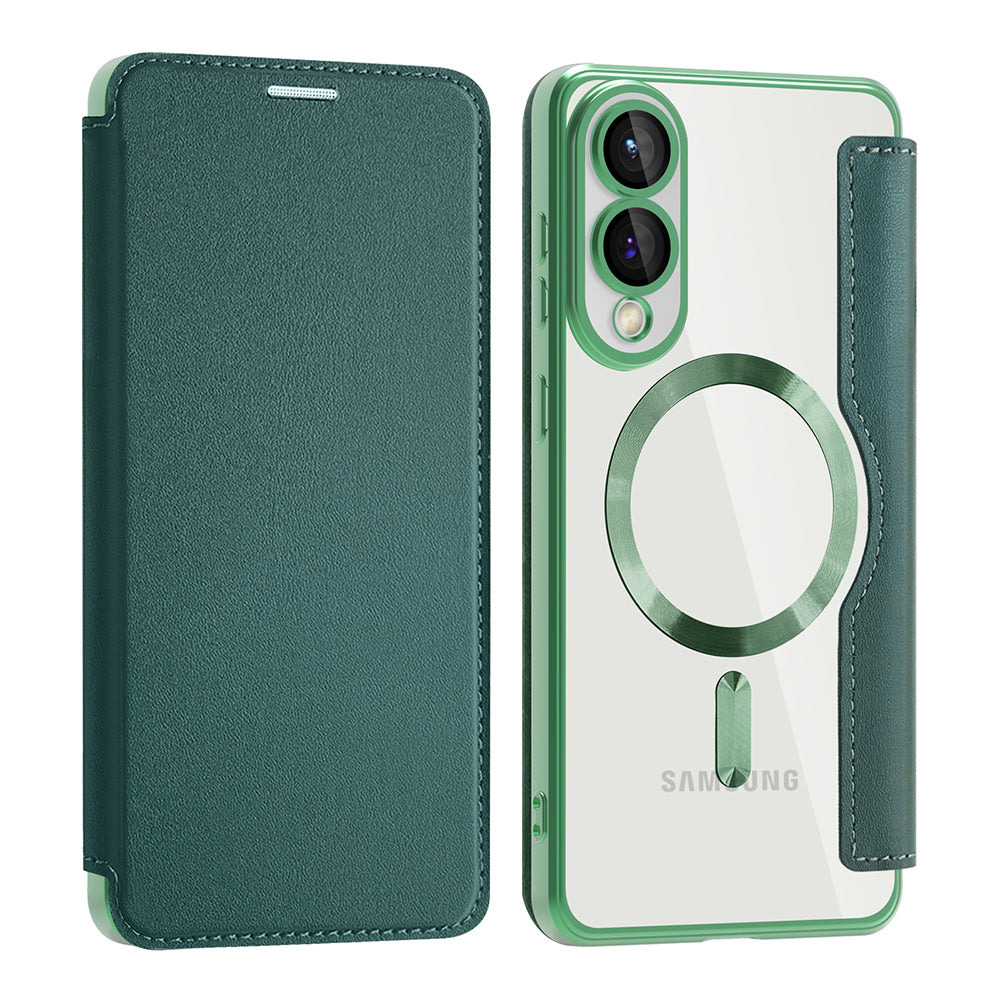 Techsuit - SmartMag Book Case - Galaxy S25 Edge - Green