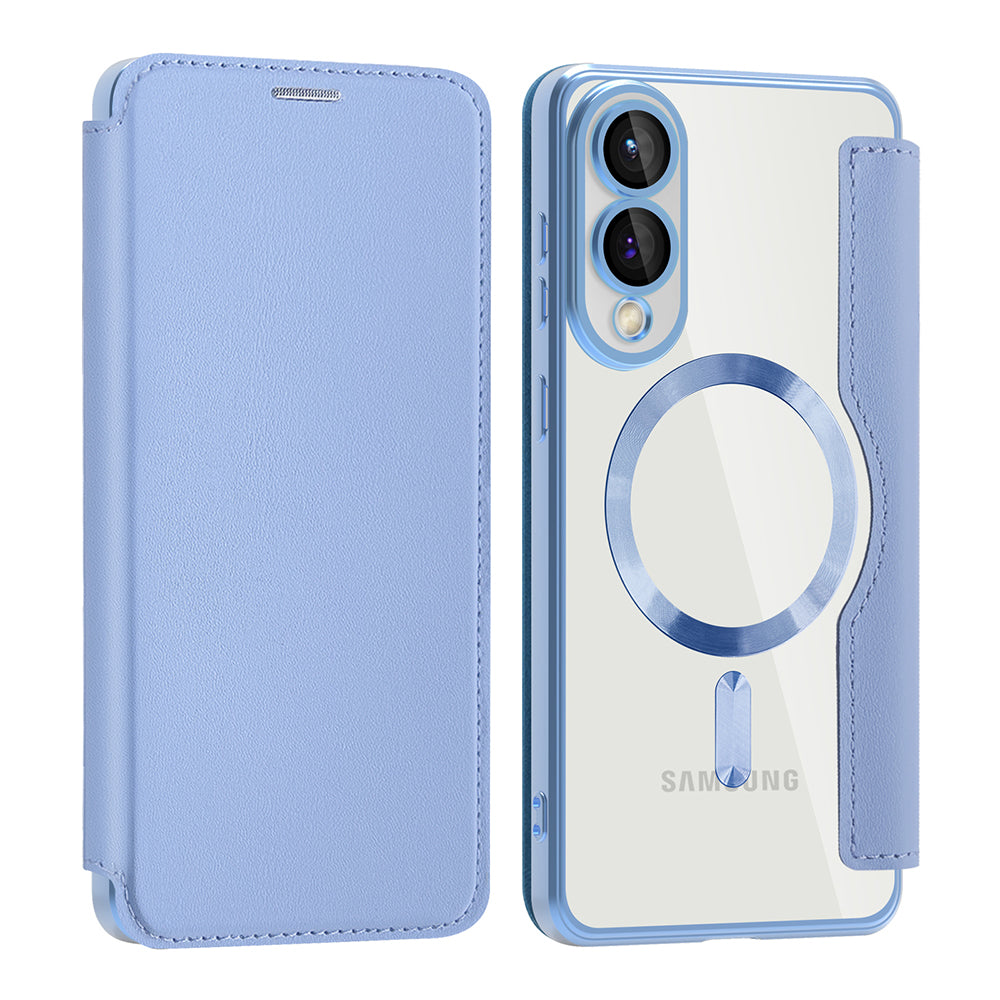 Techsuit - SmartMag Book Case - Galaxy S25 Edge - Light Blue
