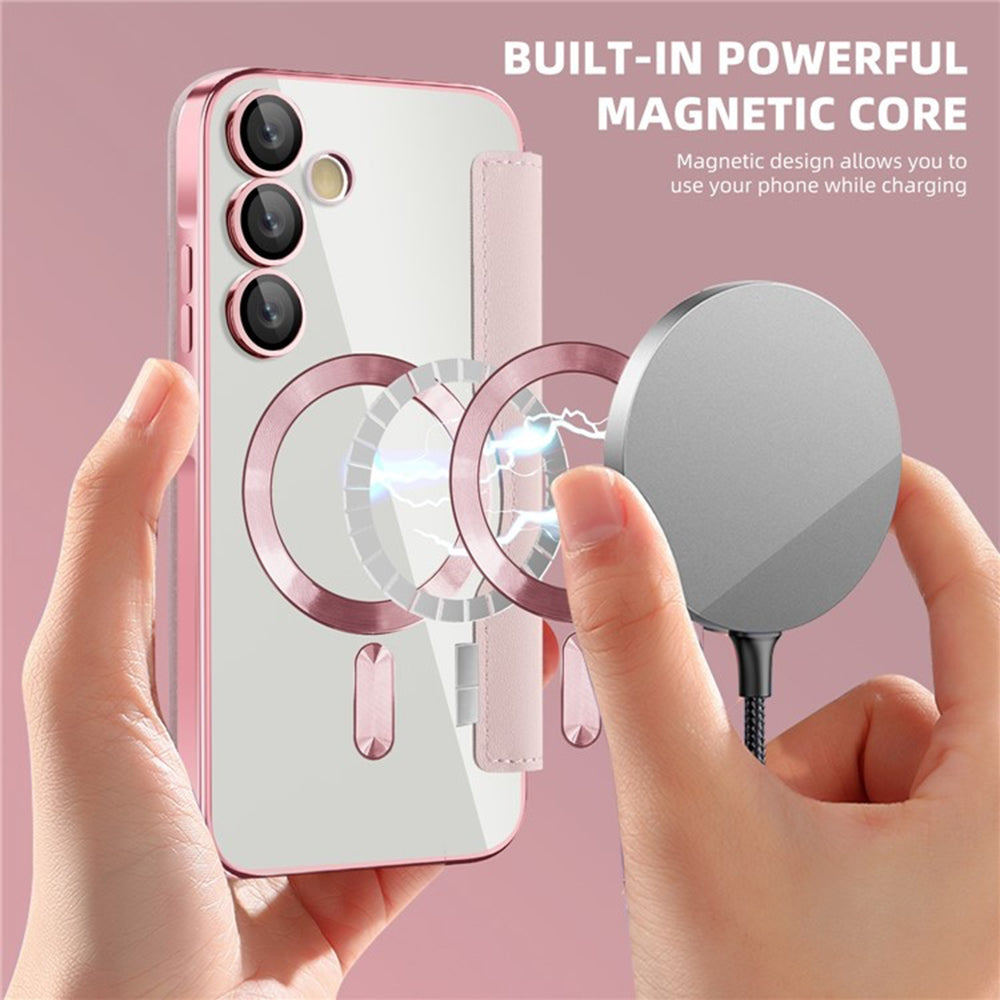 Techsuit - SmartMag Book Case - Galaxy A35 5G - Pink