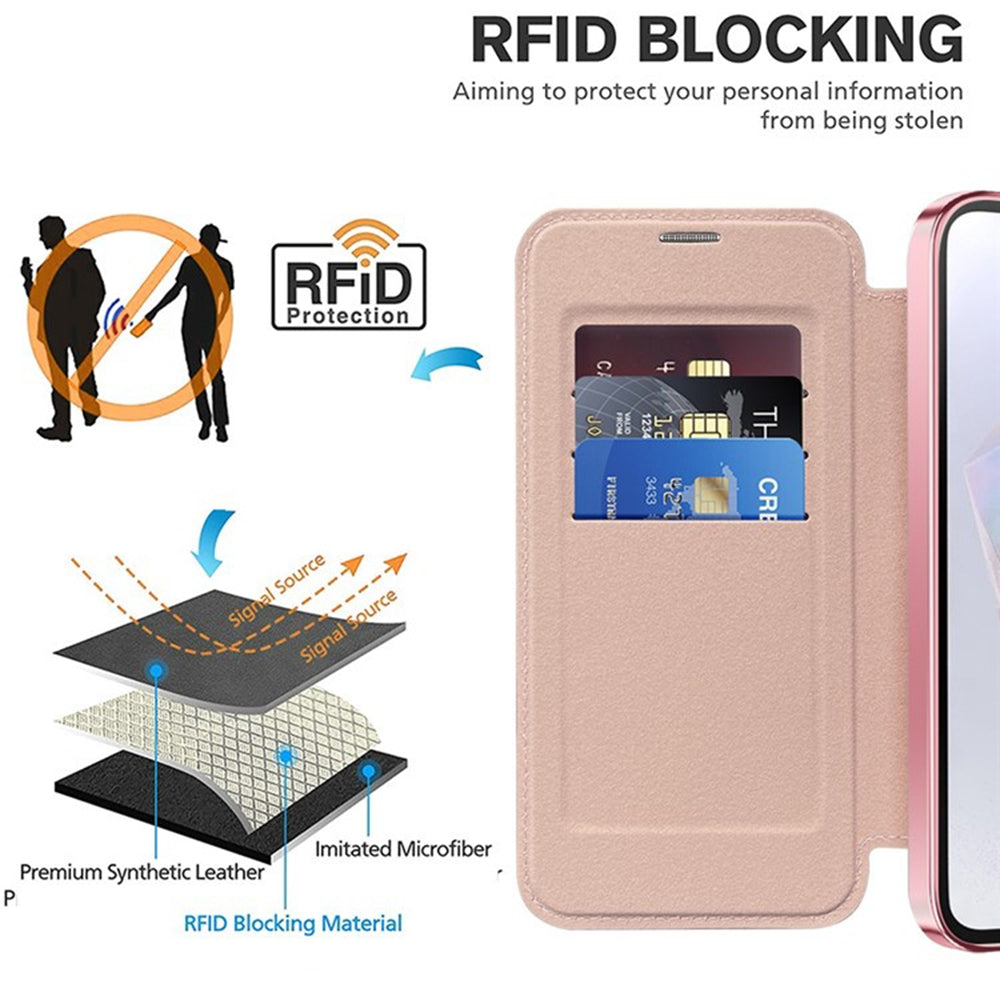 Techsuit - SmartMag Book Case - Galaxy A35 5G - Pink