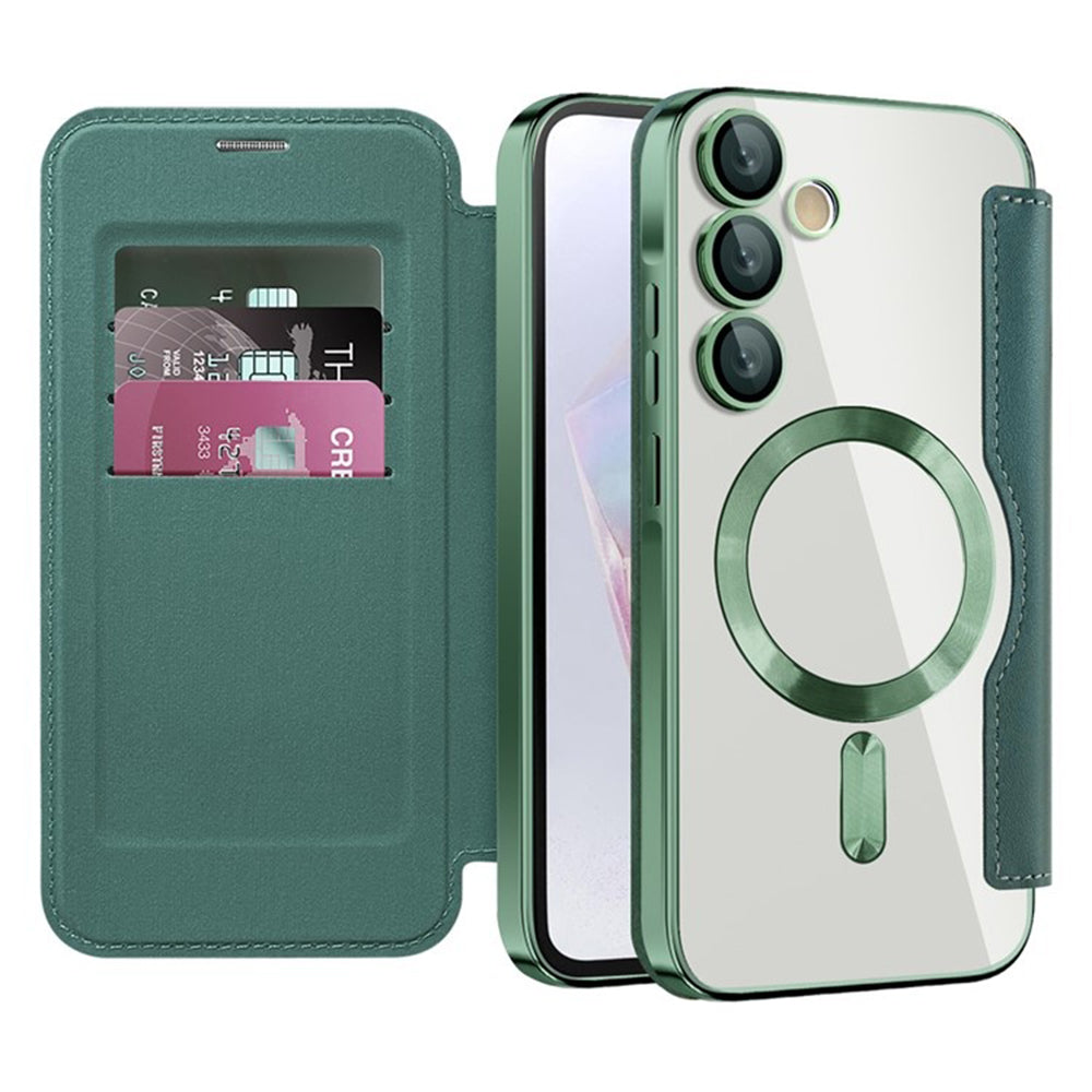Techsuit - SmartMag Book Case - Samsung Galaxy A35 5G - Green