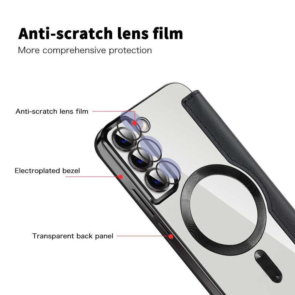 Techsuit - SmartMag Book Case - Galaxy S22 5G - Black