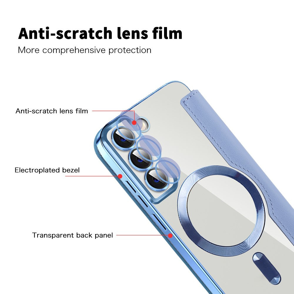 Techsuit - SmartMag Book Case - Galaxy S22 5G - Light Blue