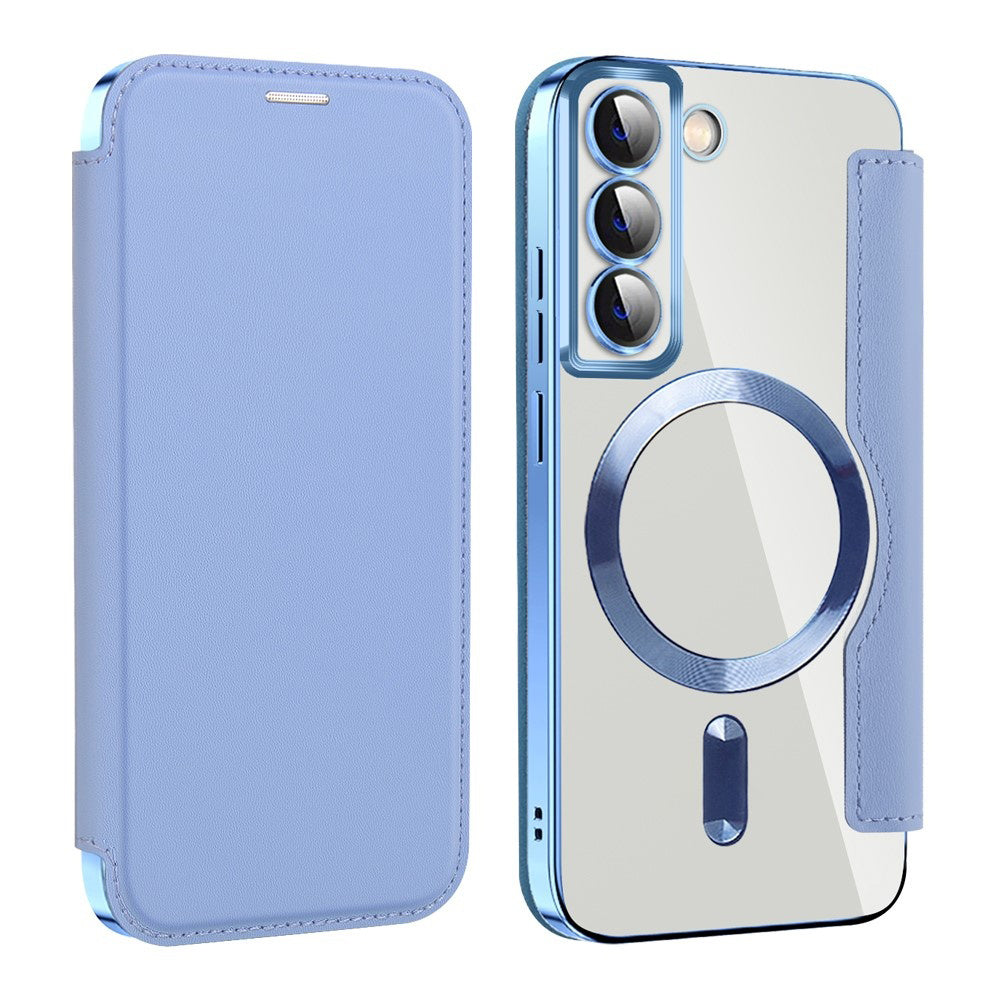 Techsuit - SmartMag Book Case - Galaxy S22 5G - Light Blue