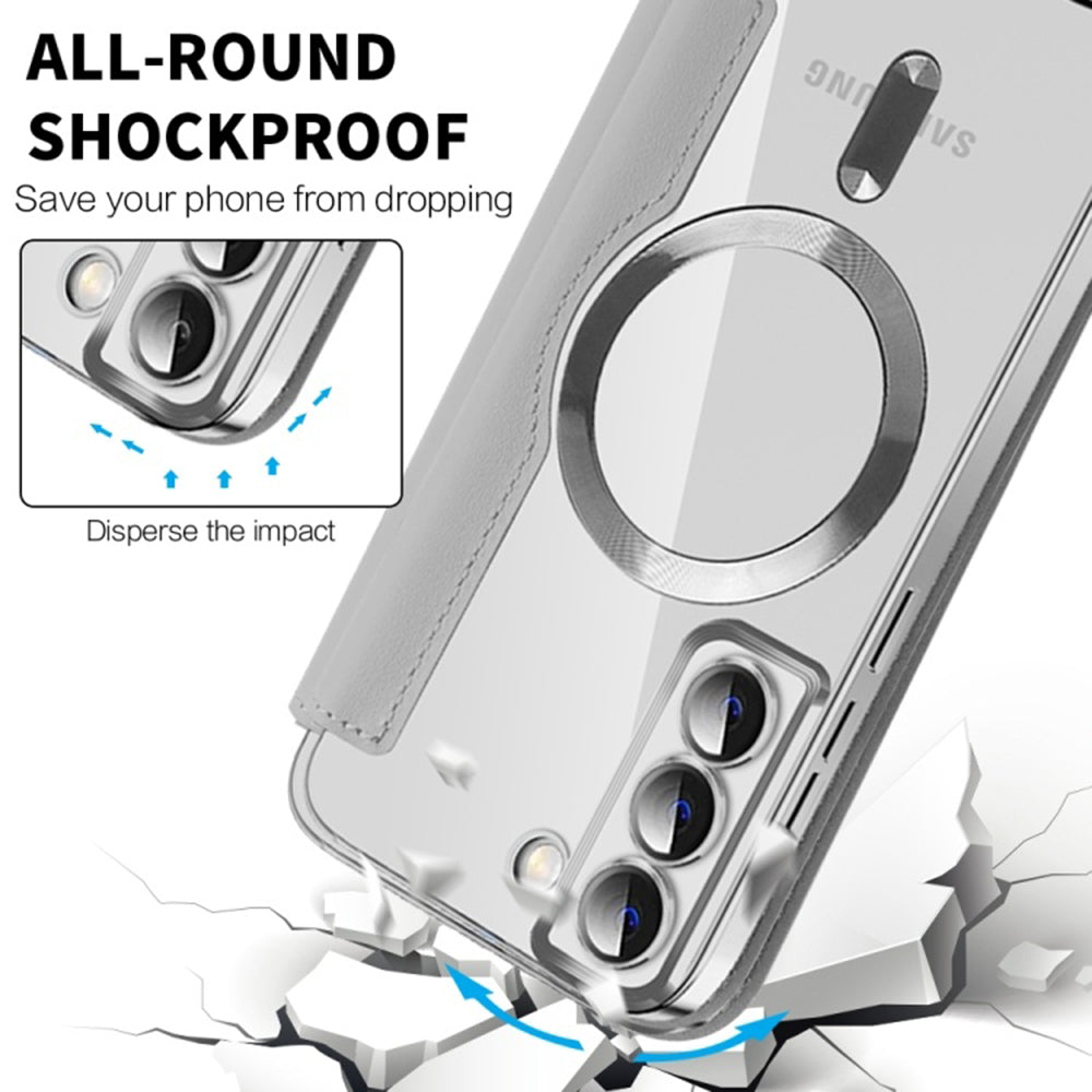 Techsuit - SmartMag Book Case - Galaxy S22 5G - Gray