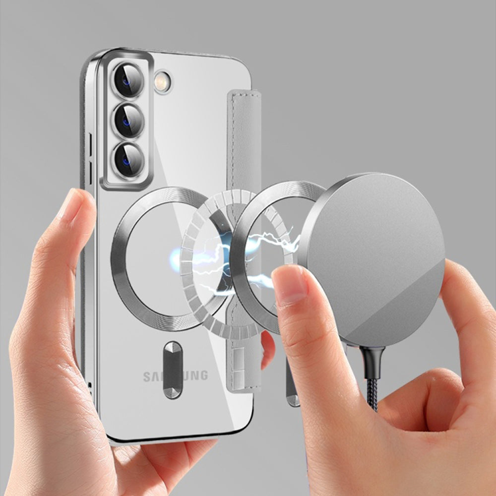 Techsuit - SmartMag Book Case - Galaxy S22 5G - Gray