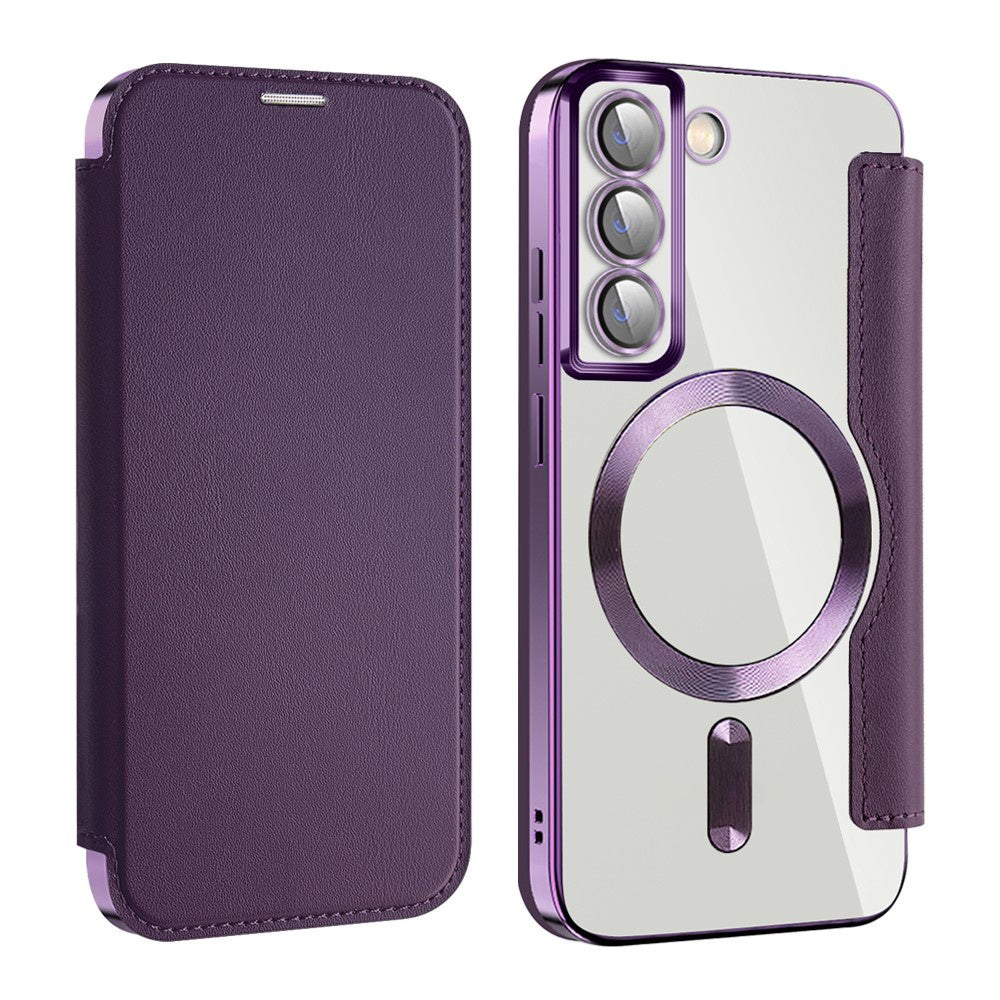 Techsuit - SmartMag Book Case - Galaxy S22 5G - Purple