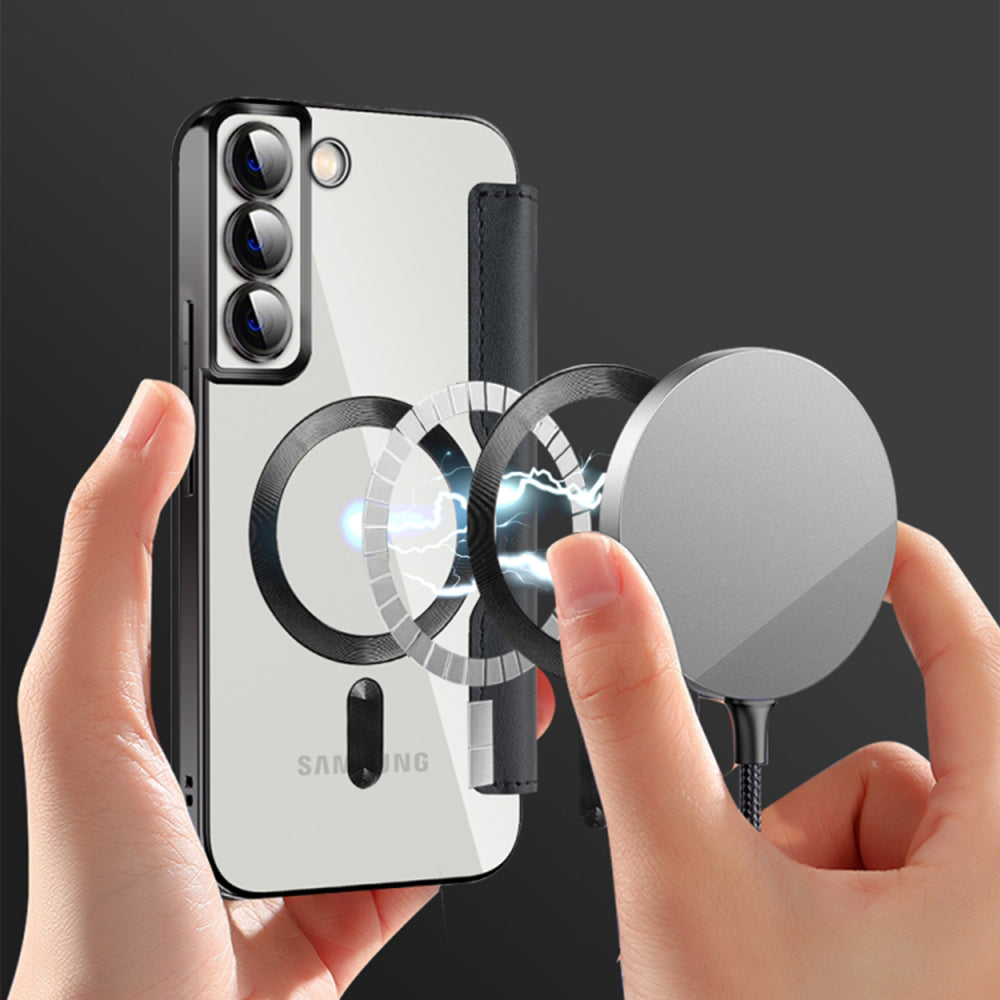 Techsuit - SmartMag Book Case - Galaxy S22 Plus 5G - Black