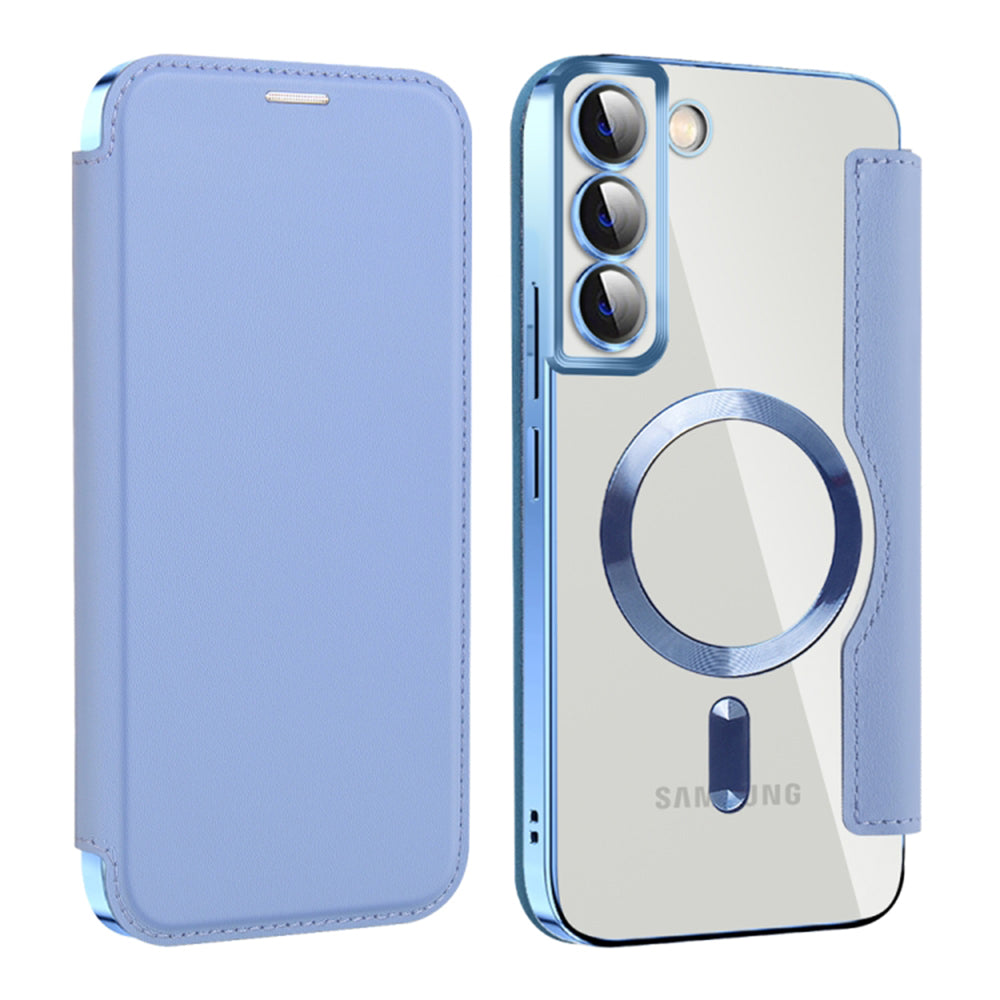 Techsuit - SmartMag Book Case - Galaxy S22 Plus 5G - Light Blue