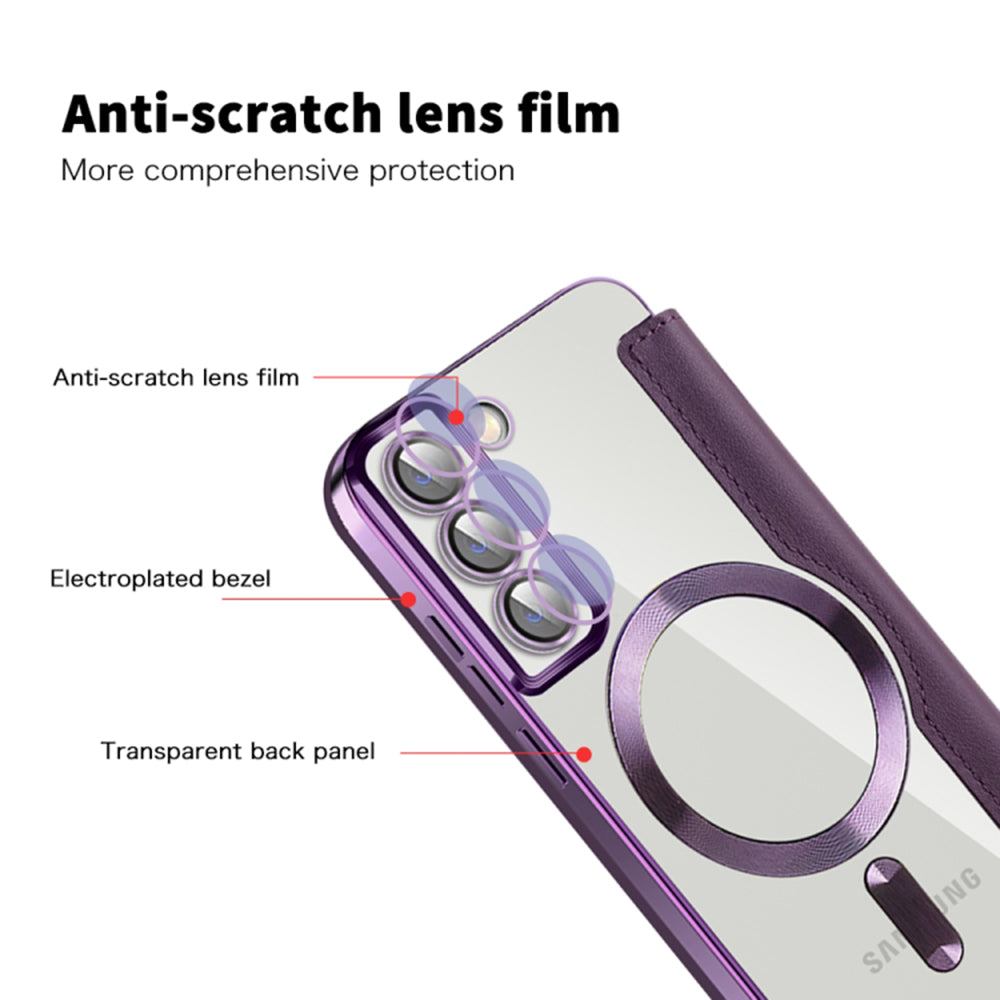 Techsuit - SmartMag Book Case - Galaxy S22 Plus 5G - Purple
