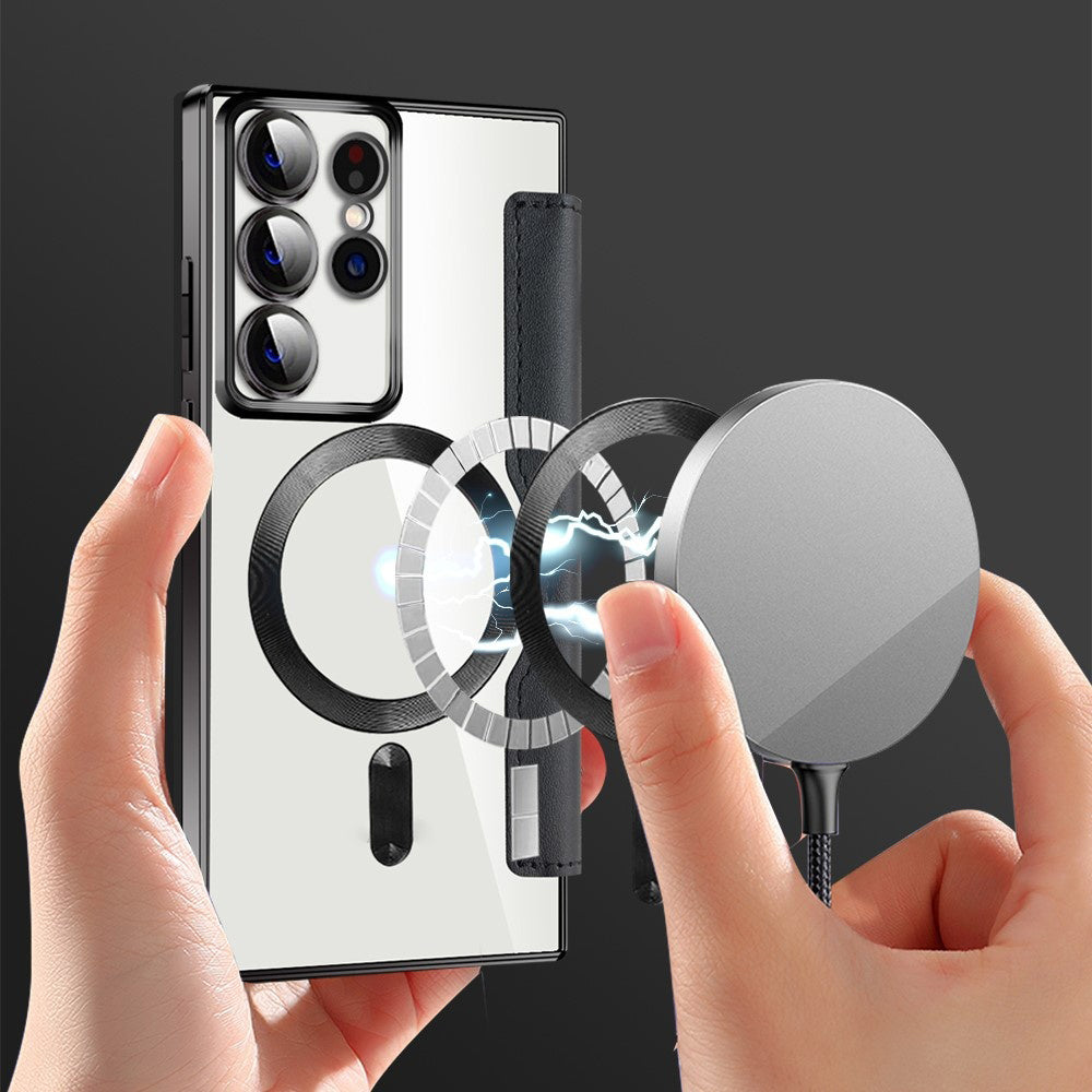 Techsuit - SmartMag Book Case - Galaxy S22 Ultra 5G - Black