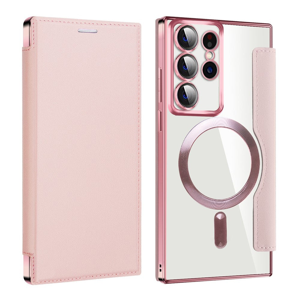 Techsuit - SmartMag Book Case - Galaxy S22 Ultra 5G - Pink