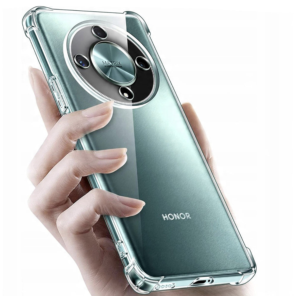 Techsuit - Shockproof Clear Silicone - Honor Magic6 Lite - Clear