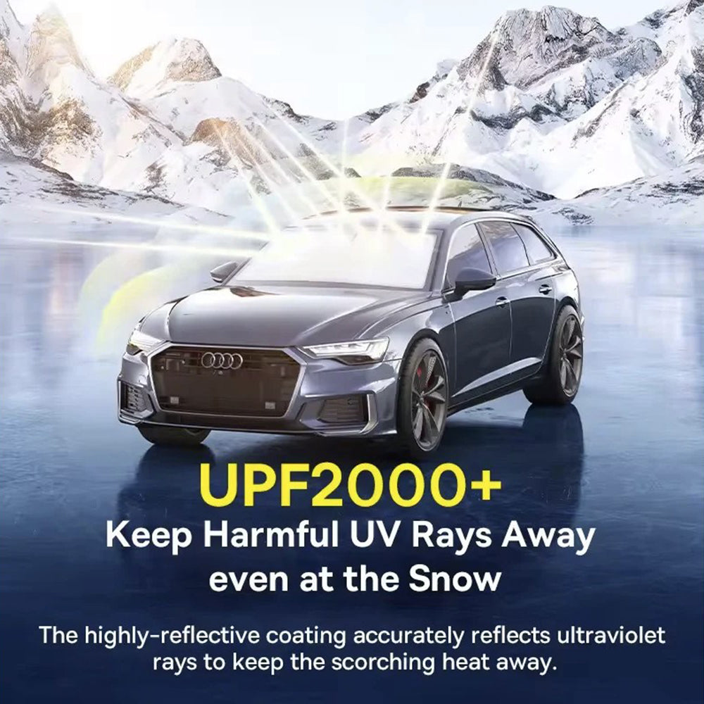 Baseus - Windshield Sun GoTrip DT1 (C0118200) - UPF2000+, 99.95% UV Blocking Rate, 80 x 150cm - Black