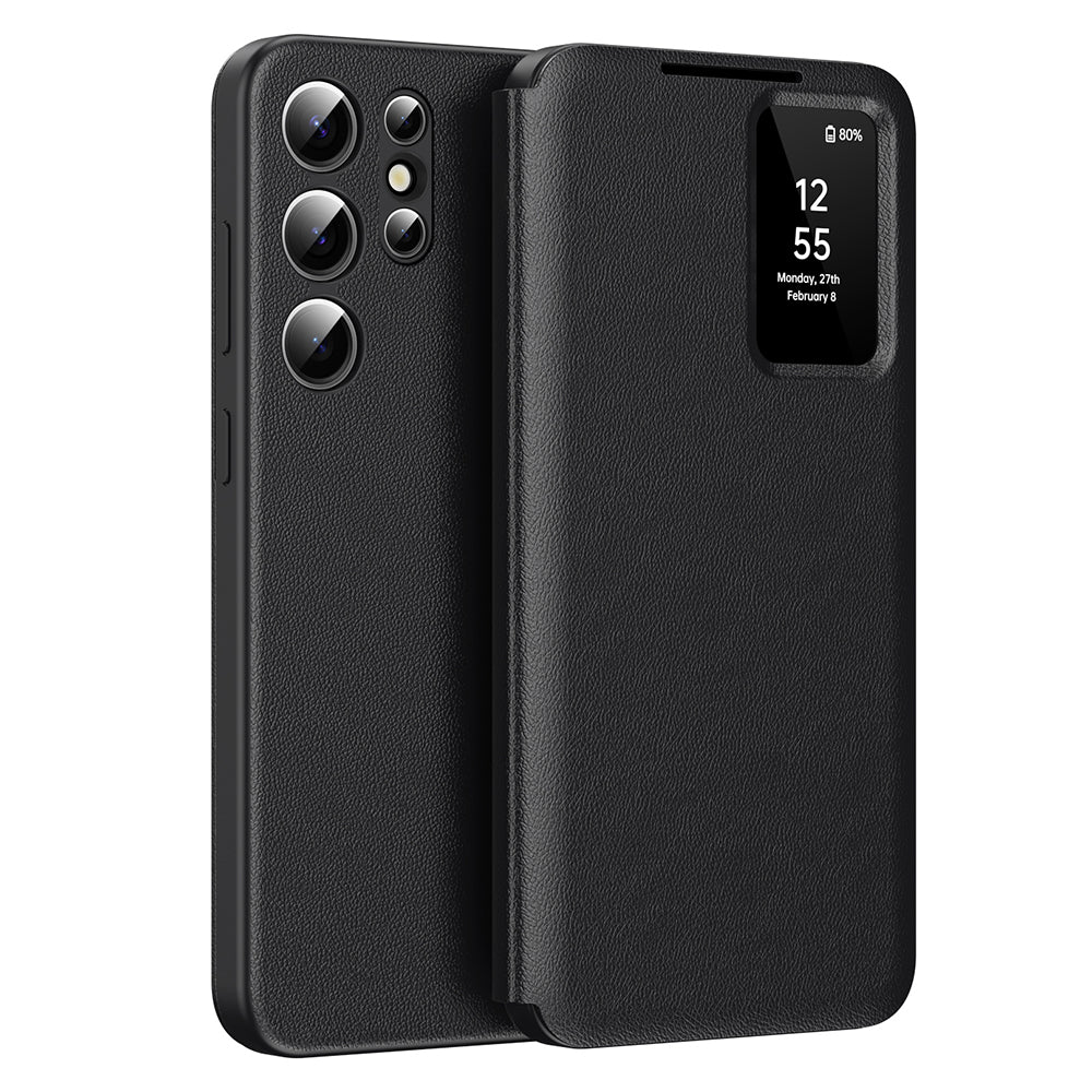 Techsuit - SmartView Series - Samsung Galaxy S23 Ultra - Black