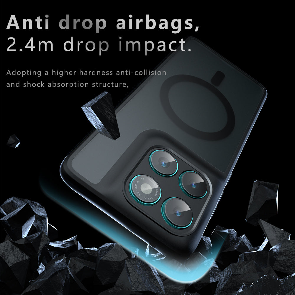 Techsuit - PureFrost MagSafe - Motorola Edge 60 / Edge 60 Fusion - Frosted Black