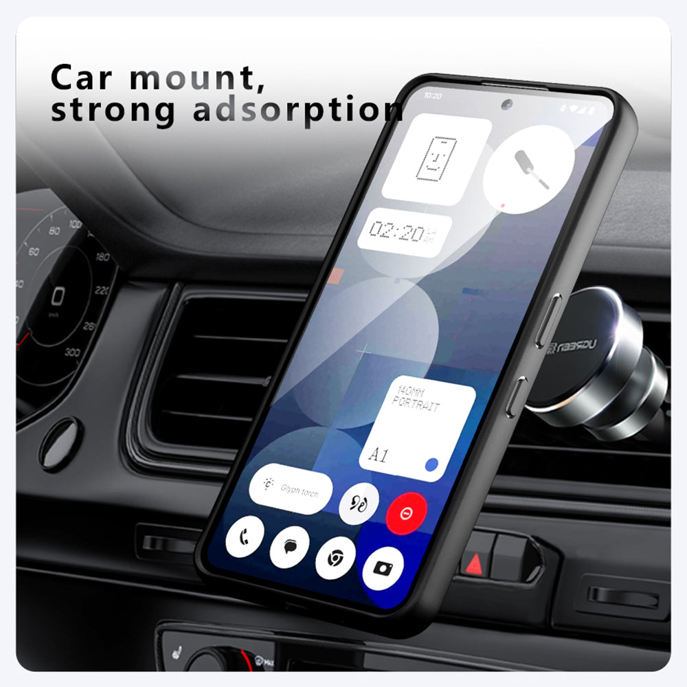 Techsuit - PureFrost MagSafe - Nothing Phone (3a) - Frosted Black