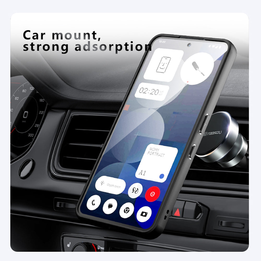 Techsuit - PureFrost MagSafe - Nothing Phone (3a) Pro - Frosted Black