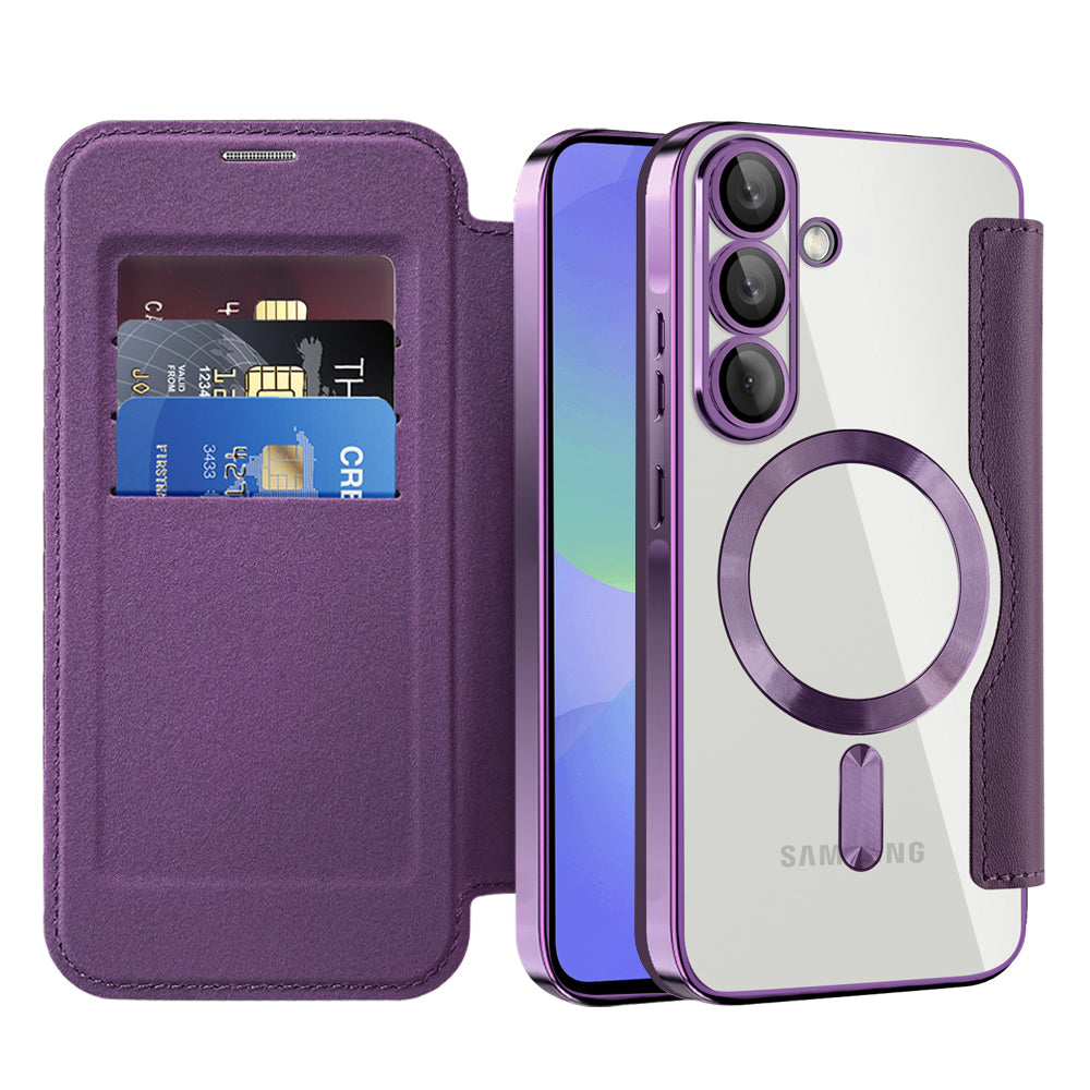 Techsuit - SmartMag Book Case - Samsung Galaxy A36 5G - Purple