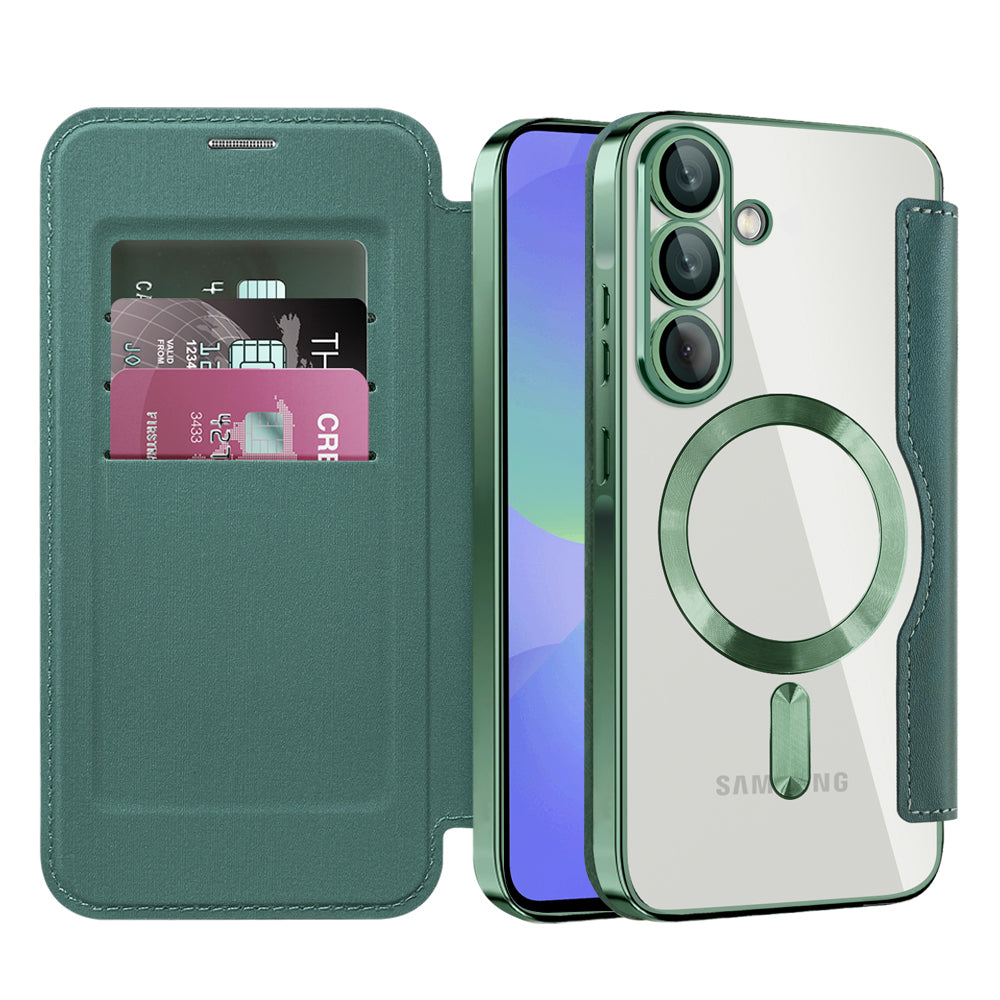 Techsuit - SmartMag Book Case - Samsung Galaxy A36 5G - Green