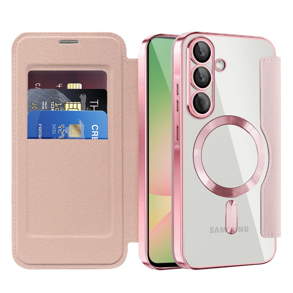 Techsuit - SmartMag Book Case - Samsung Galaxy A56 5G - Pink