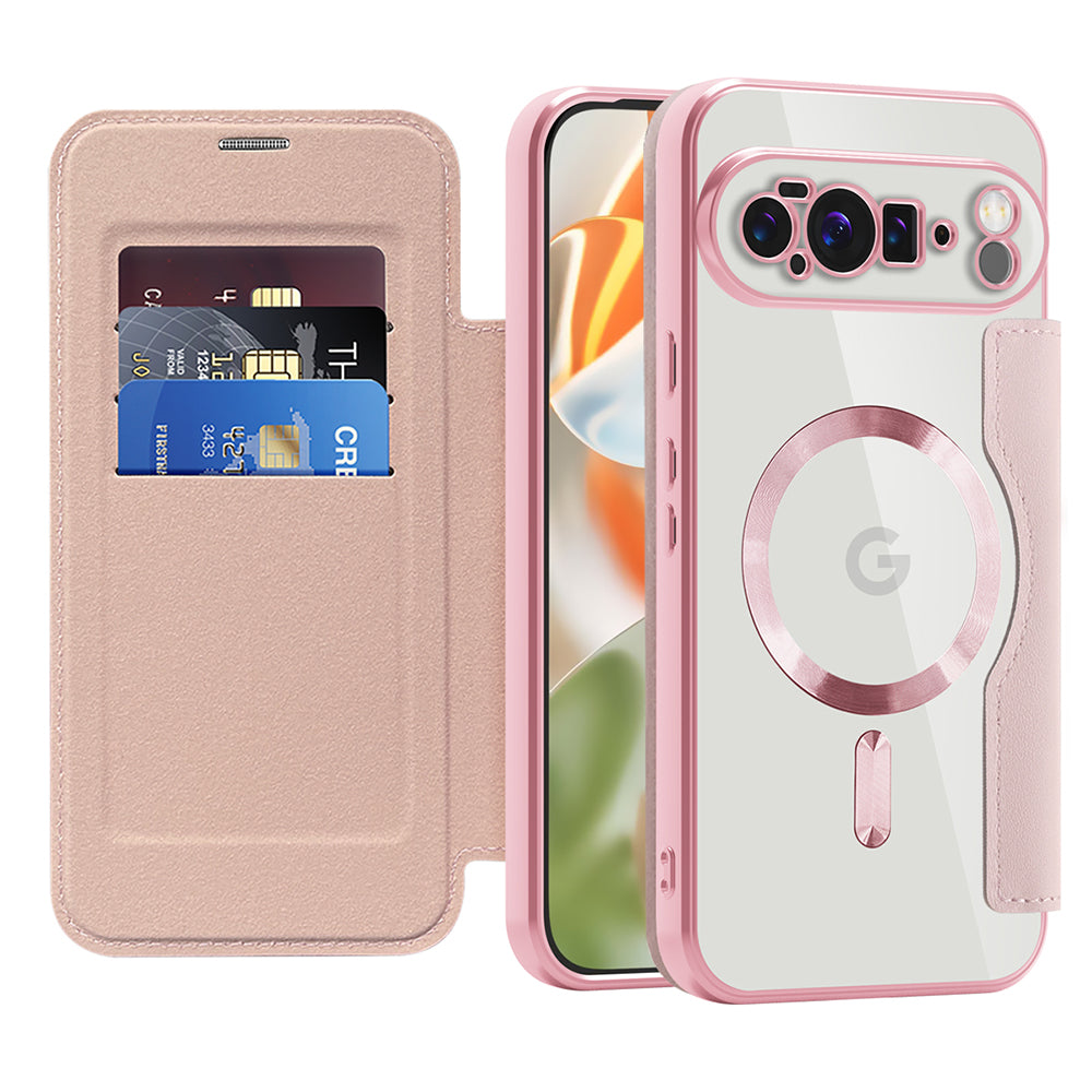 Techsuit - SmartMag Book Case - Google Pixel 10 Pro XL - Pink