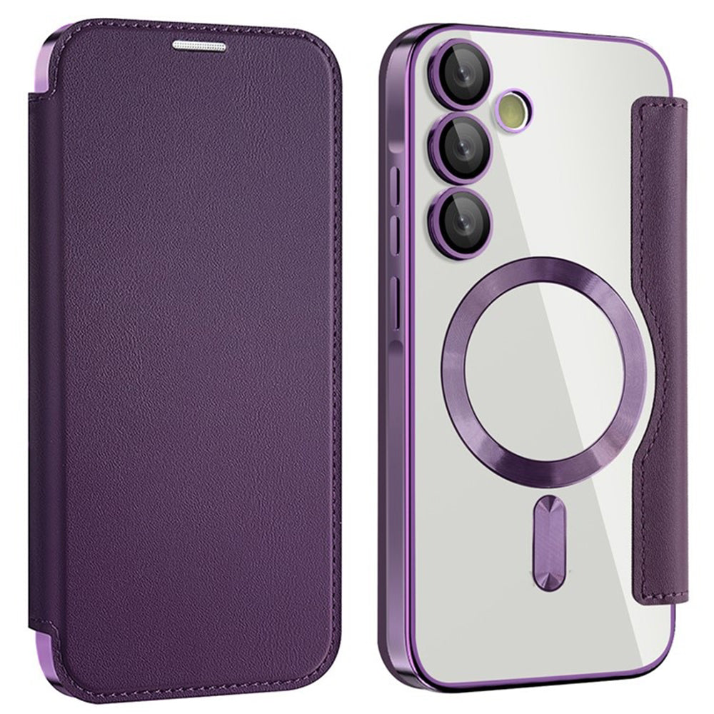 Techsuit - SmartMag Book Case - Galaxy A55 5G - Purple