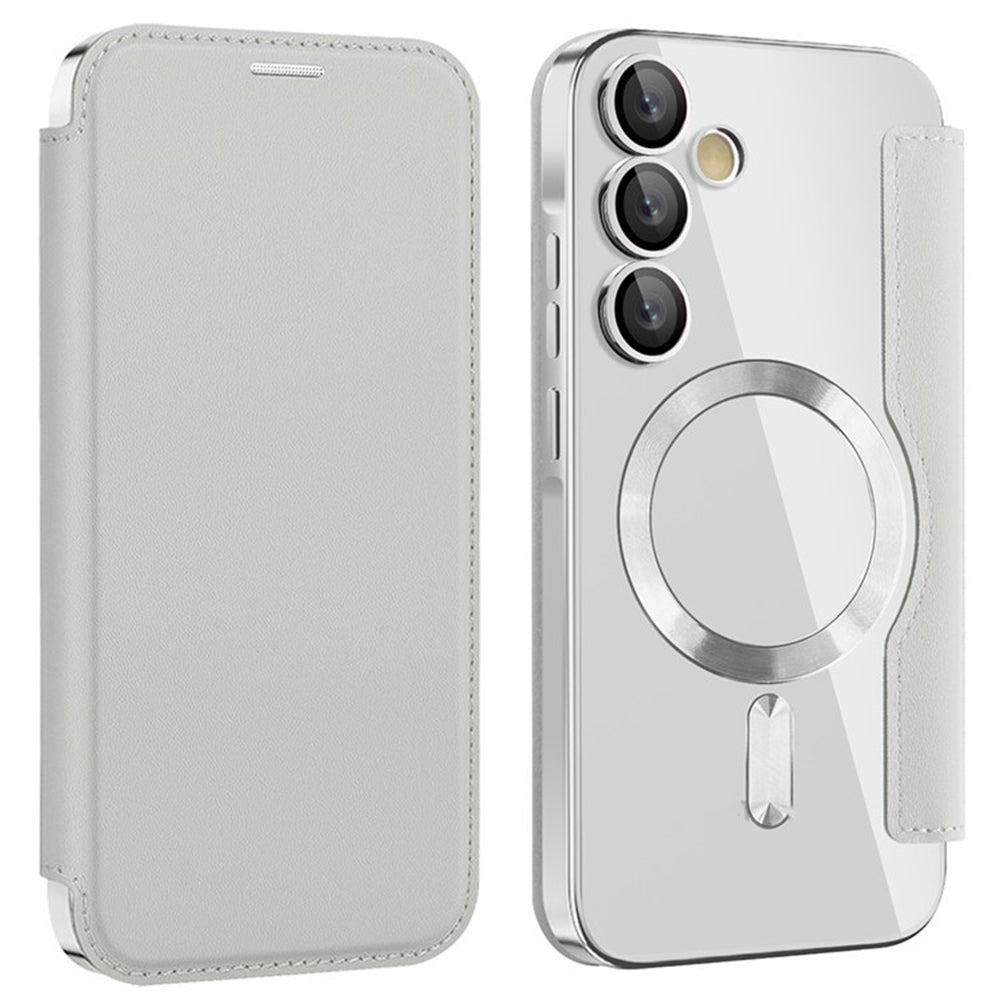 Techsuit - SmartMag Book Case - Galaxy A55 5G - Gray