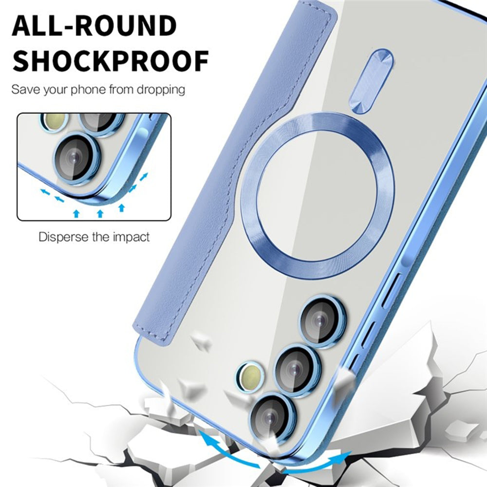 Techsuit - SmartMag Book Case - Galaxy A55 5G - Light Blue