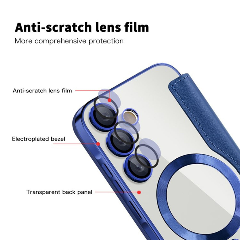 Techsuit - SmartMag Book Case - Galaxy A55 5G - Blue