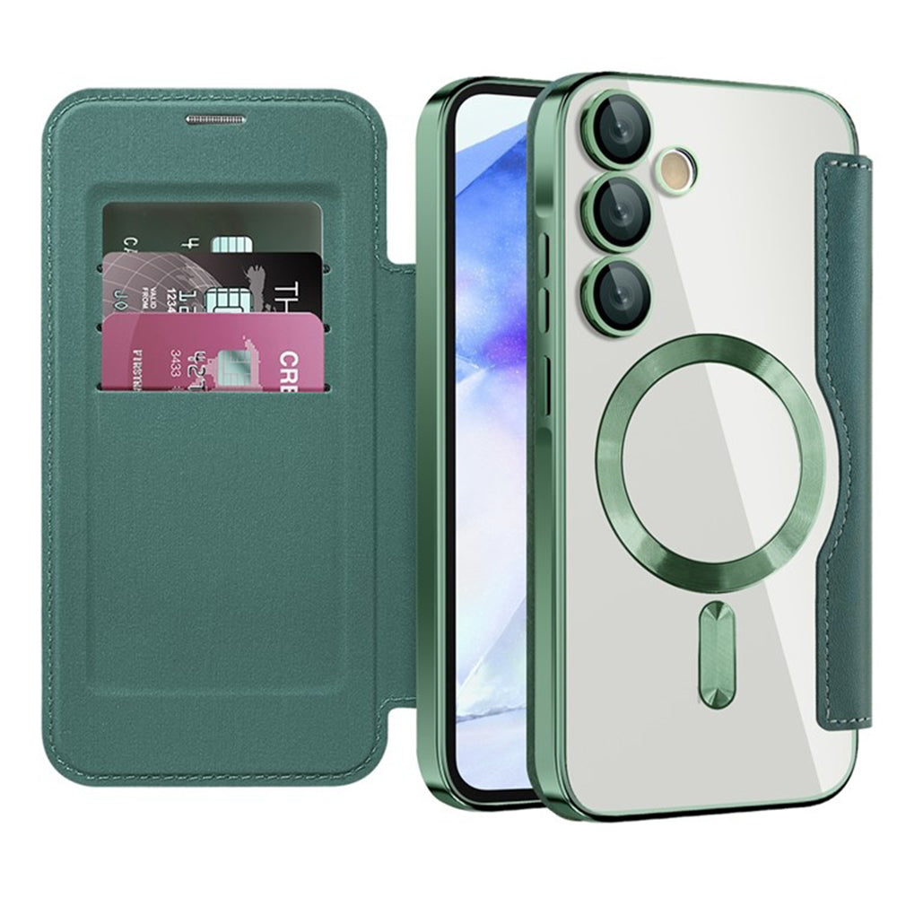 Techsuit - SmartMag Book Case - Samsung Galaxy A55 5G - Green