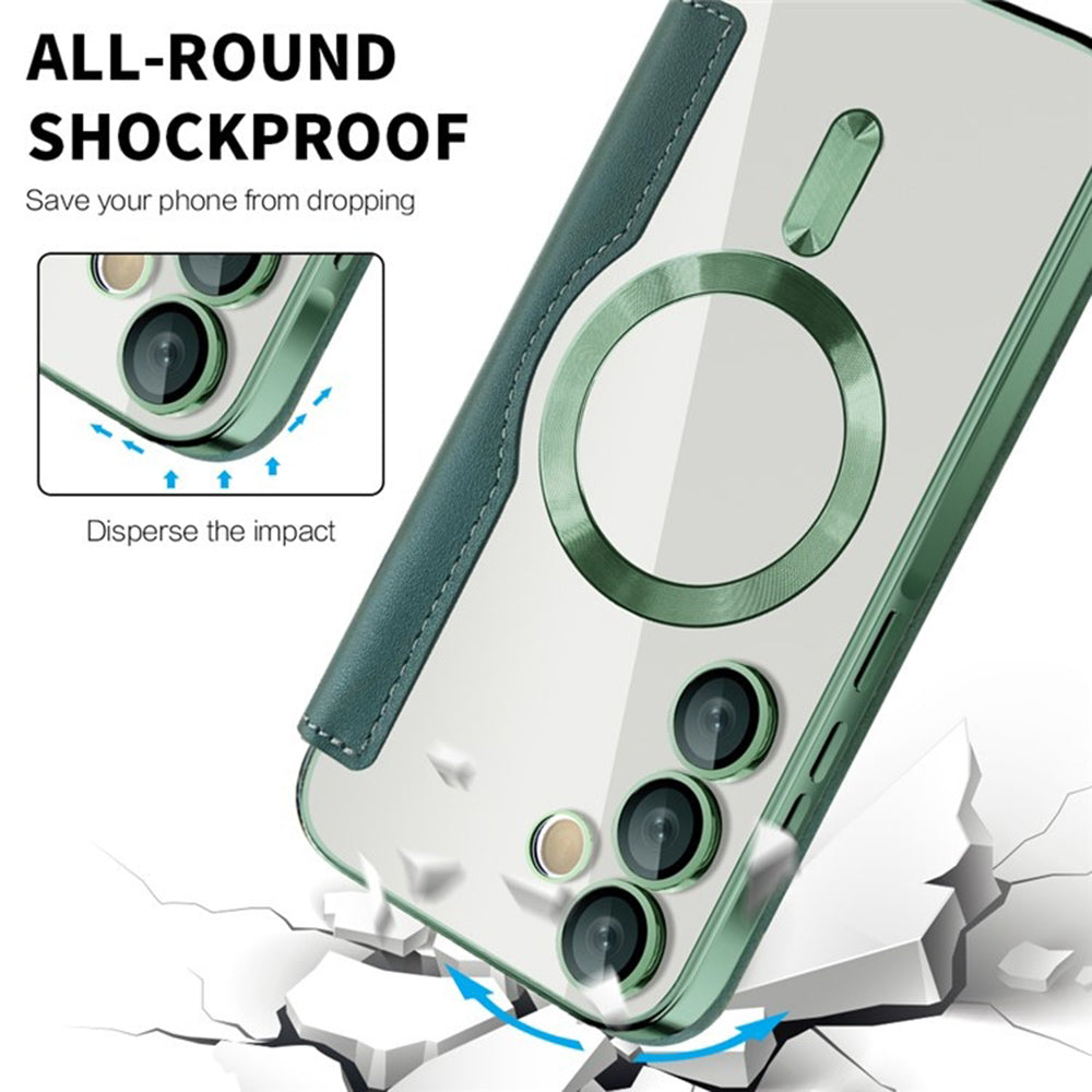 Techsuit - SmartMag Book Case - Galaxy A55 5G - Green