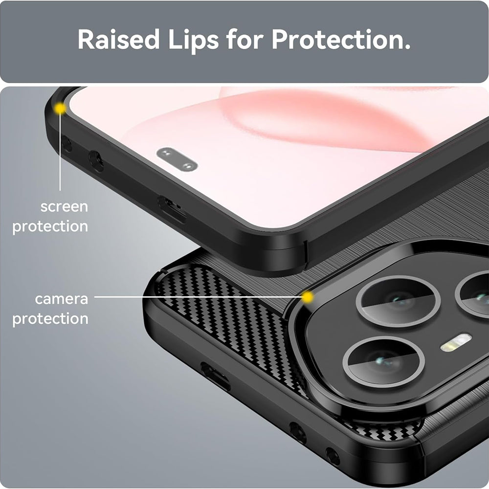 Techsuit - Carbon Silicone - Honor 400 Pro - Blue