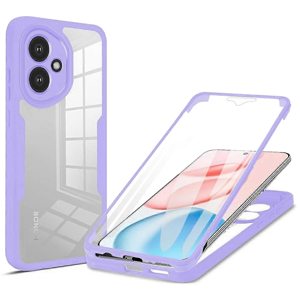 Techsuit - ColorVerse 360 Series + Screen Protector - Honor 400 - Purple