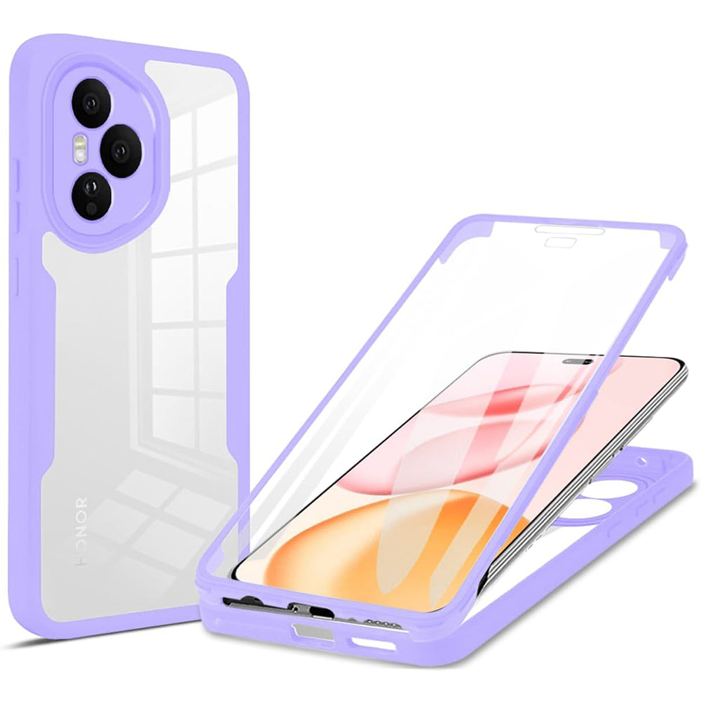 Techsuit - ColorVerse 360 Series + Screen Protector - Honor 400 Pro - Purple