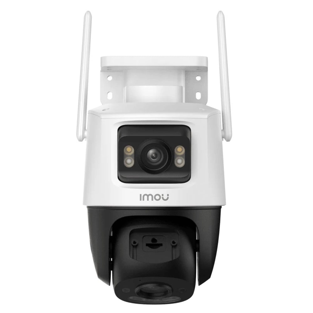 Imou - Outdoor Camera Cruiser Dual 2 PRO (IPC-S7XFP-8U0WED) - 4+4MP, AI IMOU SENSE, Wi-Fi 6, Dual IR, PT, Alarm, IP65 - White